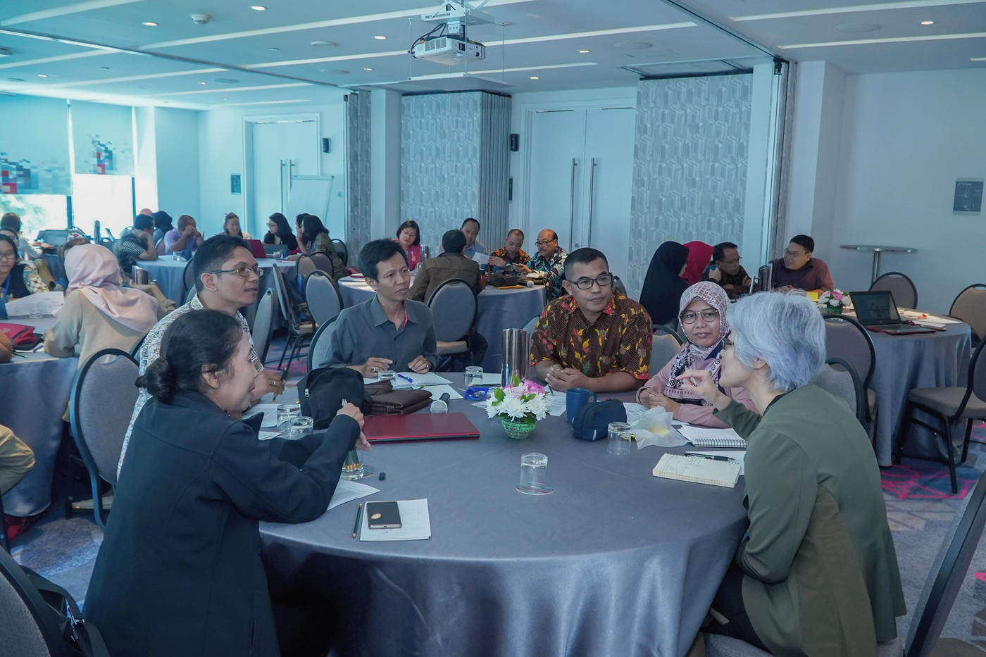 Dalam rangka perluasan kebijakan KIAT Guru, TNP2K dan lima kabupaten rintisan melaksanakan Lokakarya Pengembangan Aplikasi dan Sistem Informasi Manajemen (SIM) di Jakarta 21-22 Februari 2019. Foto-foto : Abdurrahman Doge/TNP2K