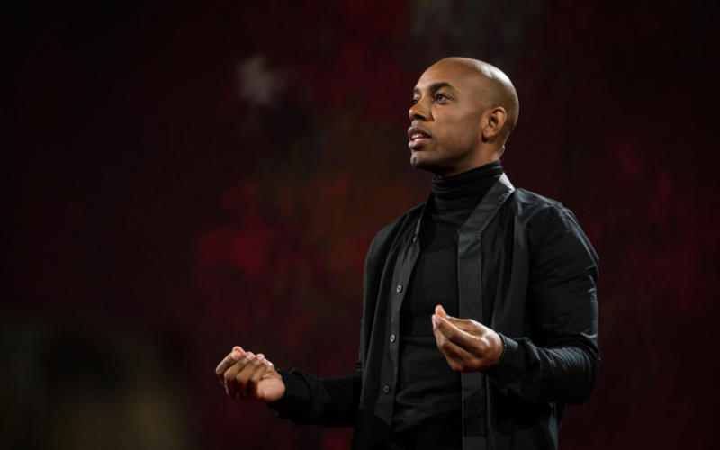 Casey Gerald speaks at TED2016 – Dream, February 15-19, 2016, Vancouver Convention Center, Vancouver, Canada. Photo: Bret Hartman / TED