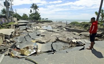 Sebagian kerusakan akibat Siklon Tropis Seroja di Dili, Timor Leste, pada April 2021. Kandhi Barnez/AP